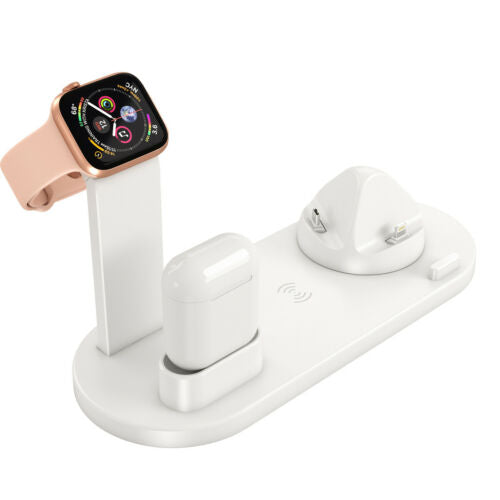 3 in1 Charging Dock Charger Stand For Apple Watch Series/Air Pods iPhone Station