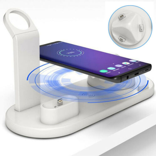 3 in1 Charging Dock Charger Stand For Apple Watch Series/Air Pods iPhone Station