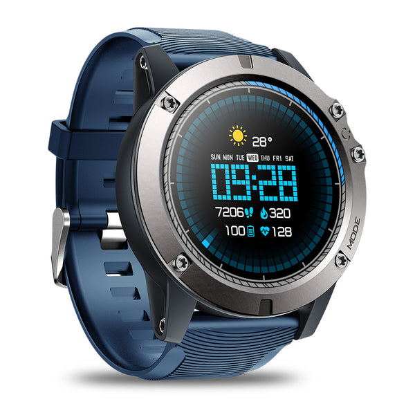 Zeblaze VIBE 3 Pro Full Round Touch Real-time Weather Optical Heart Rate All-day Tracking Smart Watch