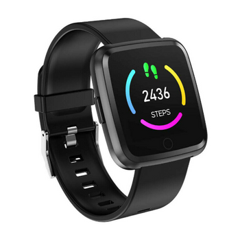 Water Resistant Sport Smart Watch Blood Pressure Heart Rate Monitor iOS Android