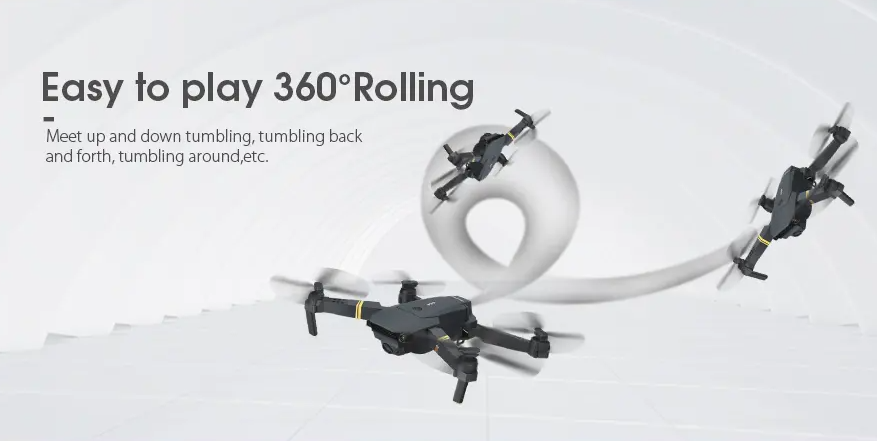 E58  Foldable Air Selfie Drone With 720P/1080P HD Camera