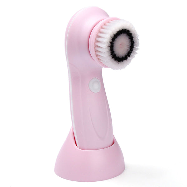 3 In1 USB Electric Cleaning Brush 360 Rotating Rechargeable Waterproof Face Cleaner Skin Care